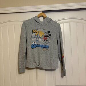 Disney Parks Disneyland Resort Hoodie Womens Medium Vintage Feel Mickey Castle